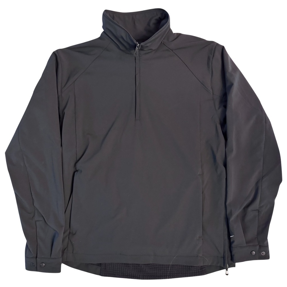 Nike Golf Jacket Men's NikeFIT Storm  Black Pullover 1/4 Zip Windbreaker Medium